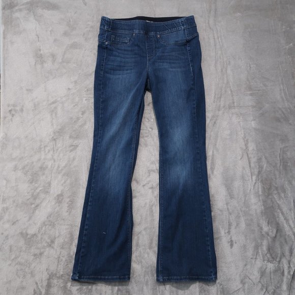 Curves 360 by NYDJ Womens Slim Ankle Straight Leg Jeans  Rinse